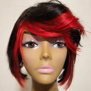 Vella Vella Remi 'Human Hair' Wig (RED/BLACK)